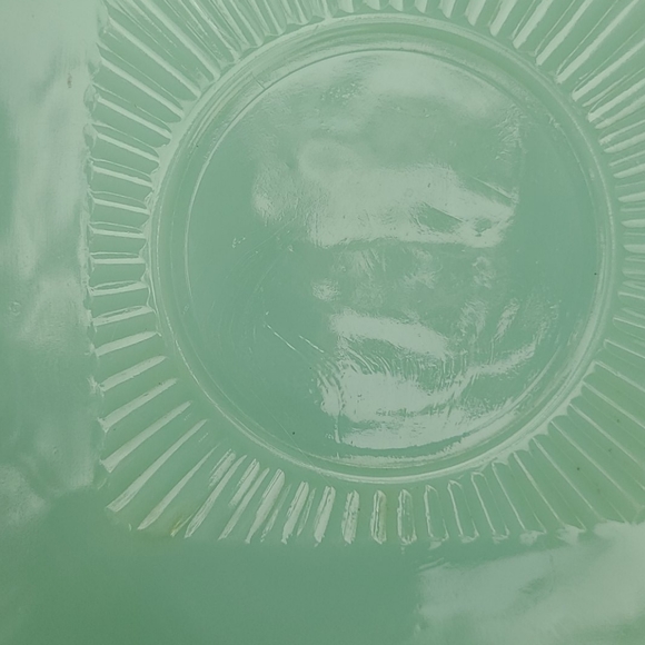 Fire-King Jade-ite - "Charm" Saucer - Picture 4 of 4